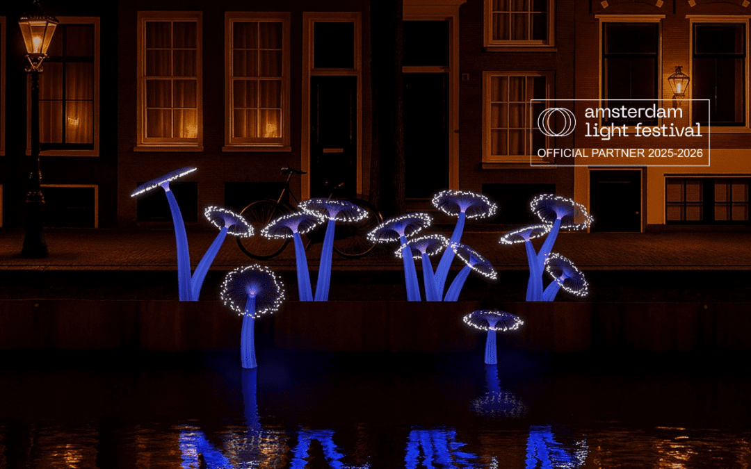 Passeio de Inverno no Festival das Luzes de Amesterdão com oficina de stroopwafel (em parceria)